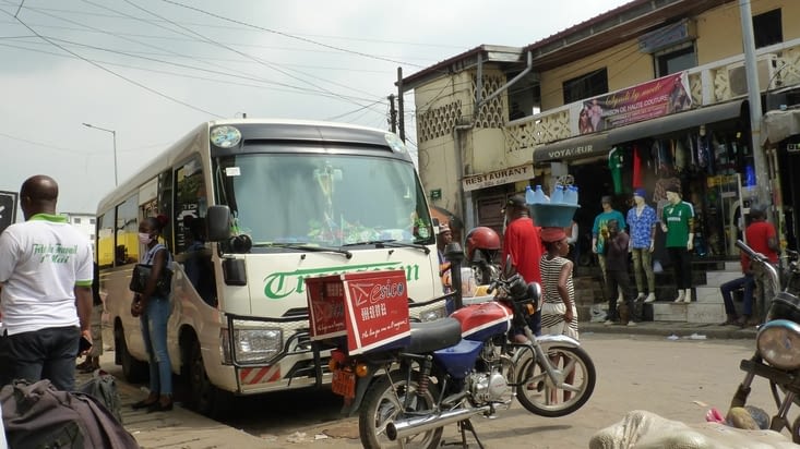 Trajet en bus Douala Kribi