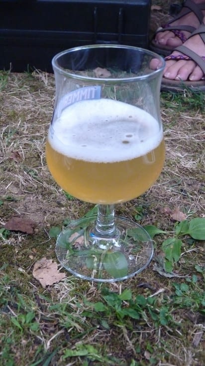 Et une petite bière en arrivant