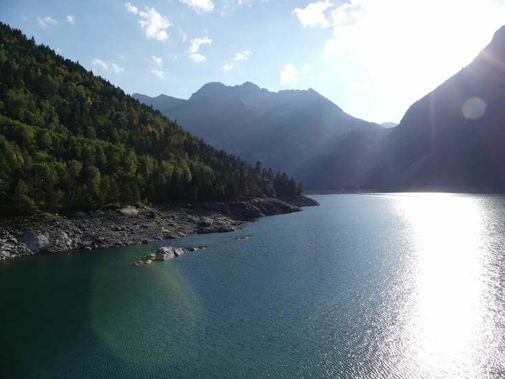 Soirée sur le lac d'Orédon