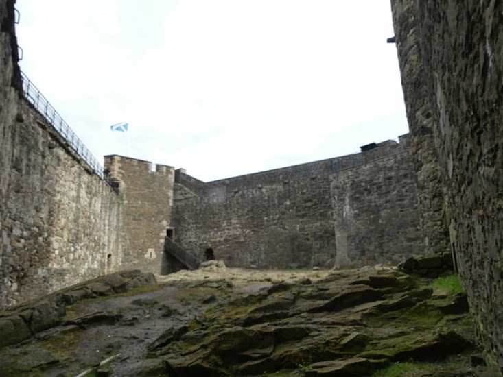 La scène a été tournée dans cette partie du château