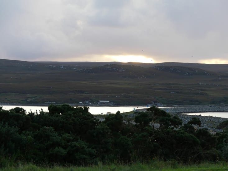 Coucher du soleil sur Kyle of Tongue