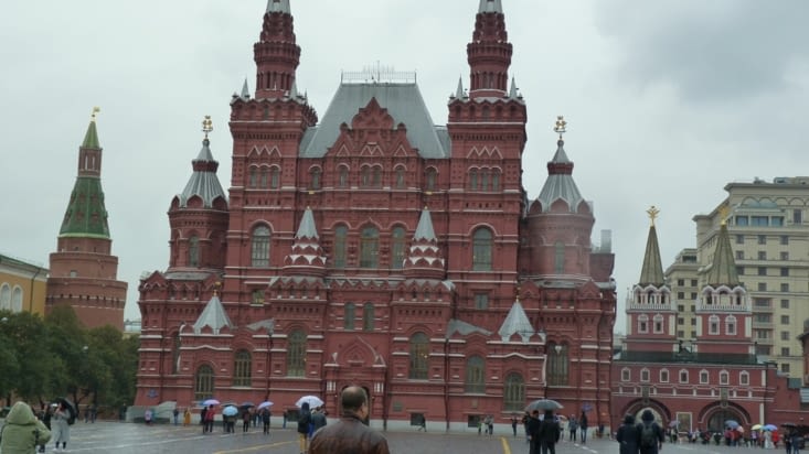 Toujours la Place Rouge, le Musée Historique d'Etat de Moscou