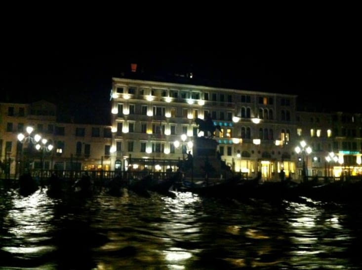 Notre arrivée de nuit