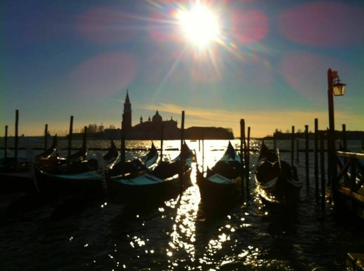 Temps superbe sur Venise