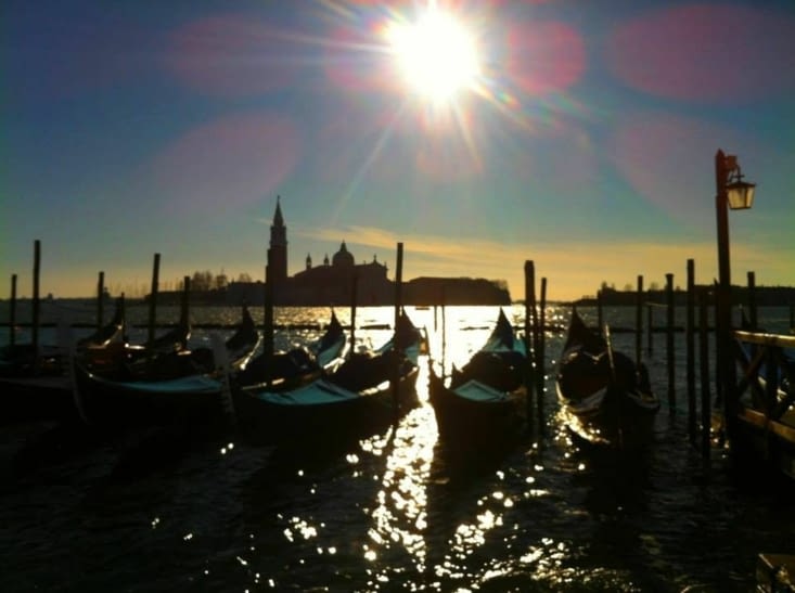 Temps superbe sur Venise