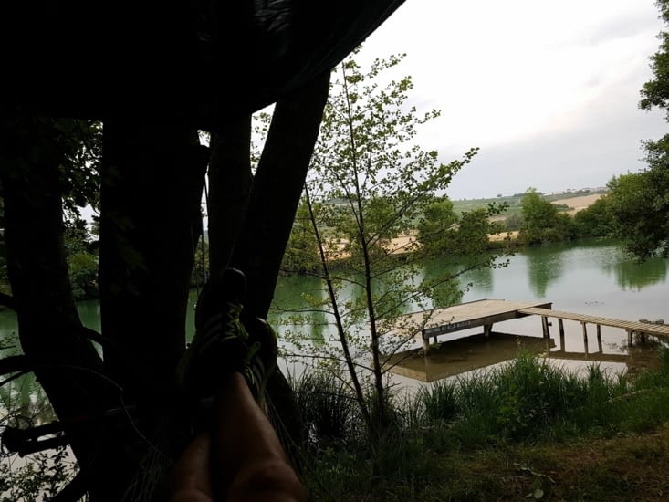 Le balancement au bord de l'eau m'amènera vite dans les bras de Morphée