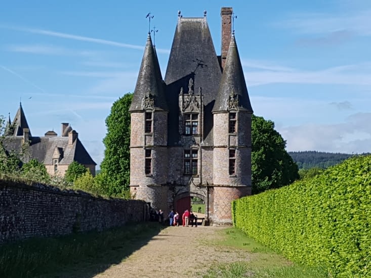L'entrée du Château de Carrouges