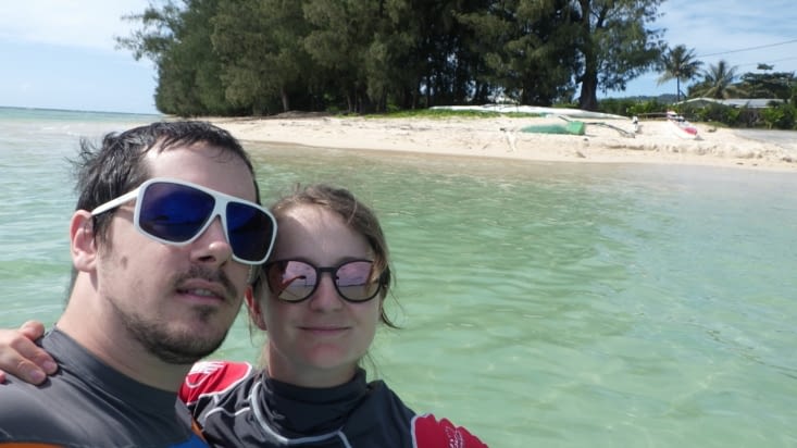 découverte du lagon proche