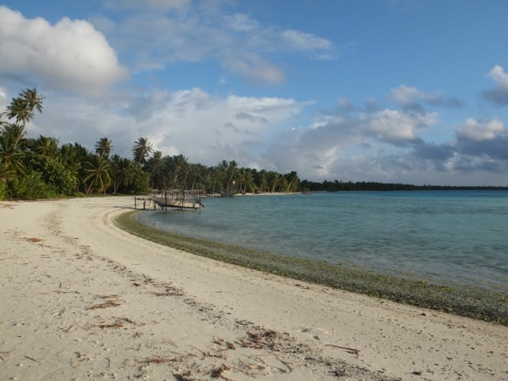 La plage de la pension