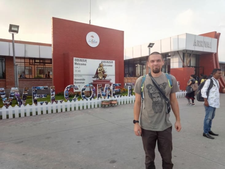 Aéroport de Katmandou, petit et mignon
