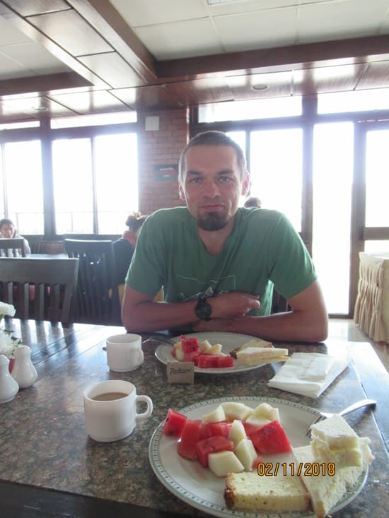 Petit casse croute offert par Royal Nepal Airlines, royal !