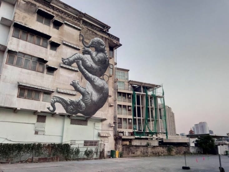 Street Art vers le quartier chinois
