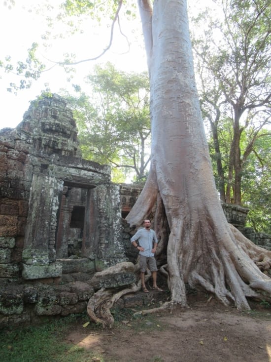 Banteay Kdei - avec un fromager (arbre) encore plus imposant que le monastère