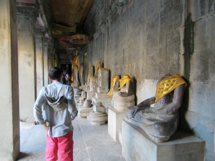la galerie des mille Bouddhas