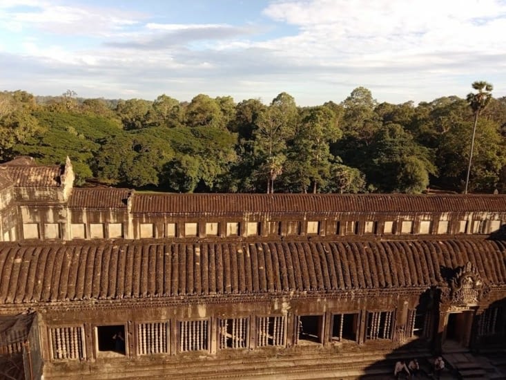Vue sur une des galeries