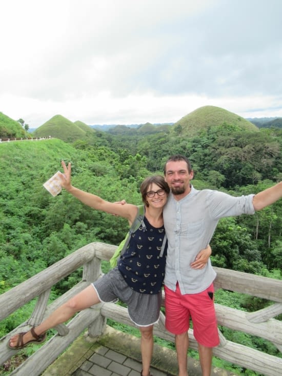 Chocolate Hills - chouette ! et il pleut plus !
