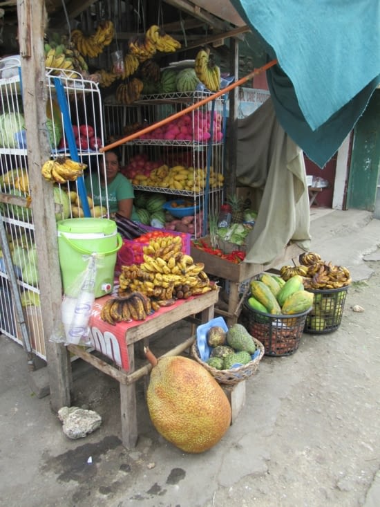 les fruits !!! bons et pas chers comme partout en Asie