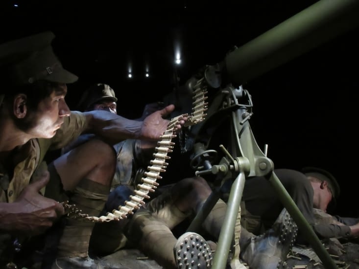 Musée Te Papa - Reconstitution de la seconde GM, très réelle