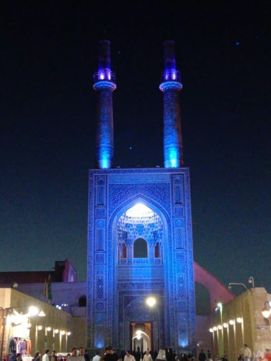 Mosquée du Vendredi la nuit