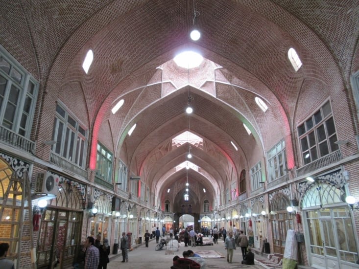Bazar de Tabriz - Quartier des tapis