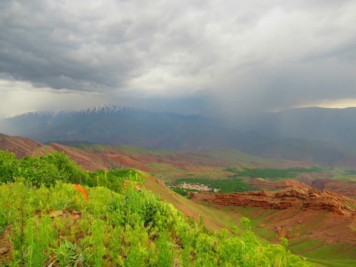Vallée d'Alamut juste avant l'orage