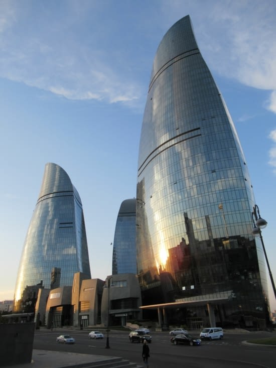 Bakou - les "Flame Towers"