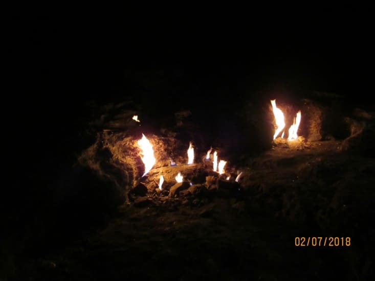 Mont Chimère - flammes permanentes