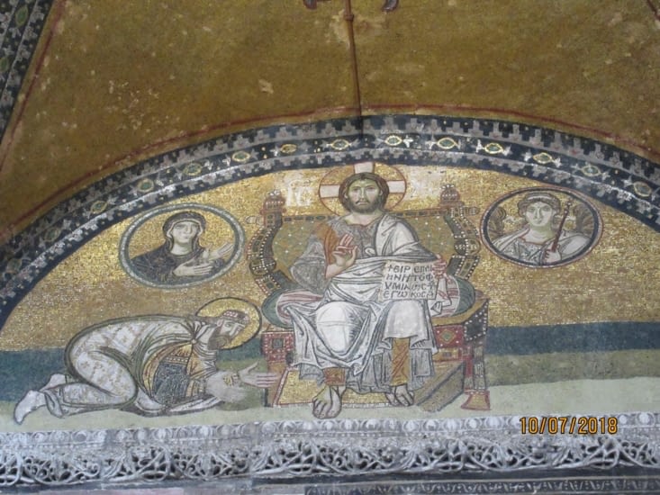 Mosaîque du Christ Pantocrator, Christ en Gloire