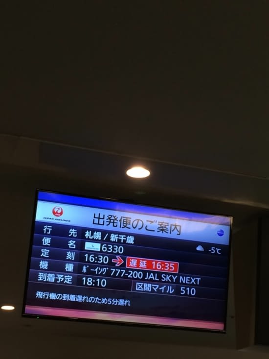 Notre correspondance à Tokyo très certainement retardé par nos bagages