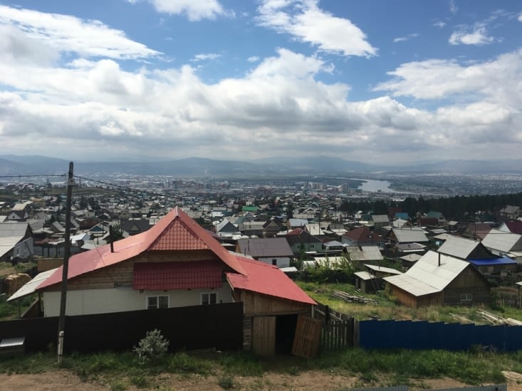 Ulan Ude vu du temple!!