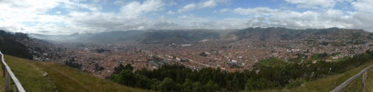 Vue d'ensemble de Cuzco