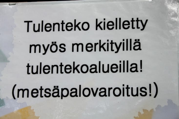 La première personne qui arrive à traduire cette phrase gagne un souvenir de Finlande !