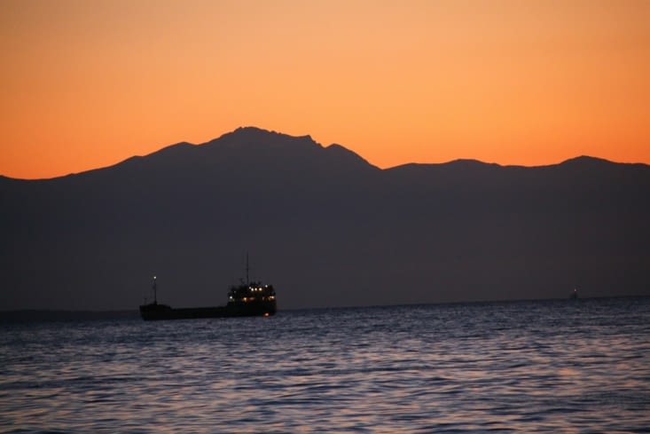 Les couchers de soleil sur le front de mer de Thessaloniki sont tout simplement magiques.