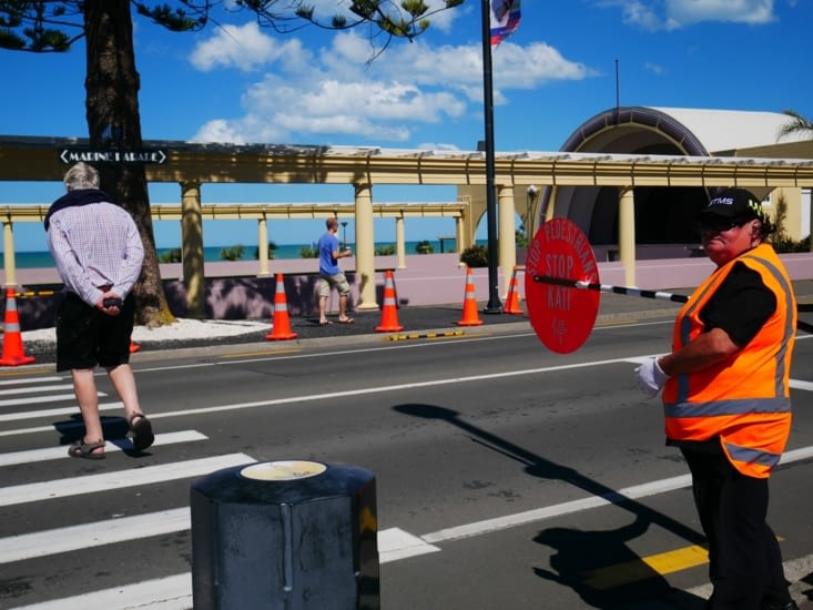 Passage piéton comme à la sortie de l'école !