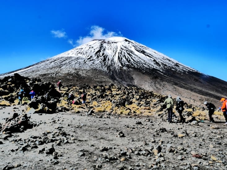 Nous voilà au pied !