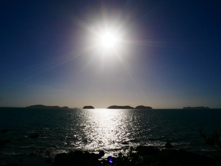 Le soleil est de plus en plus bas