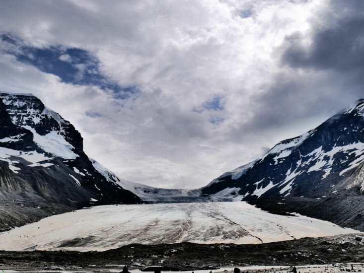 Le bas du glacier