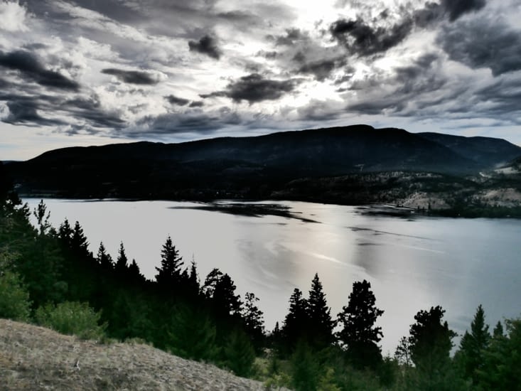 Superbe vue sur le lac Okanagan