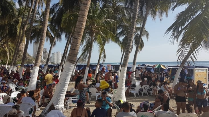 Pas trop de monde sur la plage !