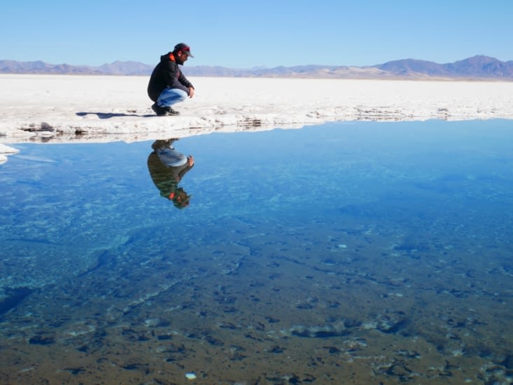 Eau douce entourée de sel