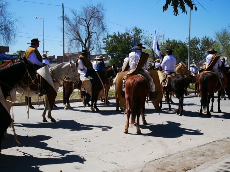 Tombés en pleins dans une fête de Gauchos !