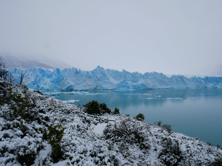 Premier aperçu sous la neige !