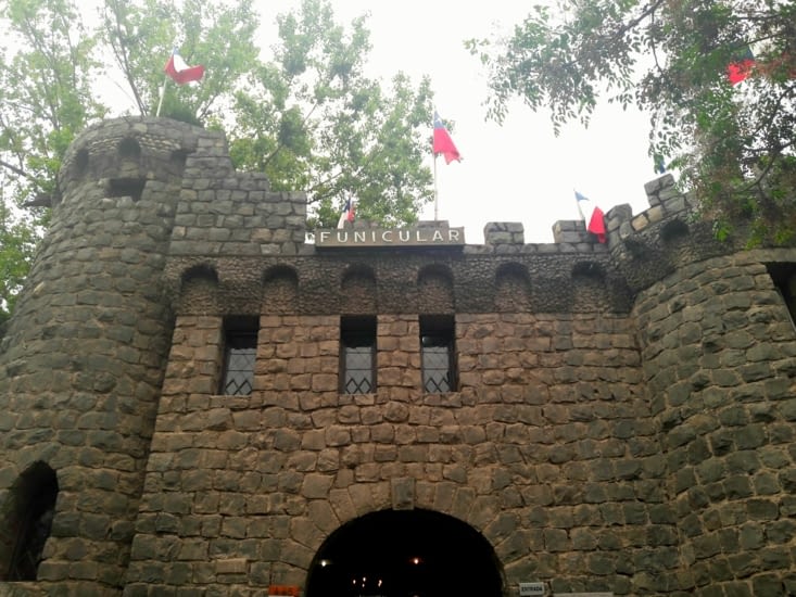 Entrée du funiculaire