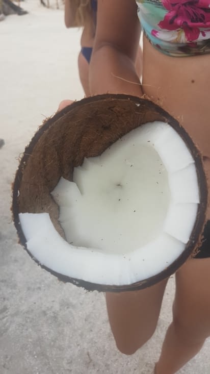 Voilà comment on coupe une coco