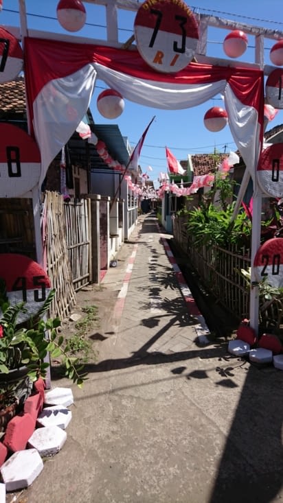 Petite rue dans Banyuwangi