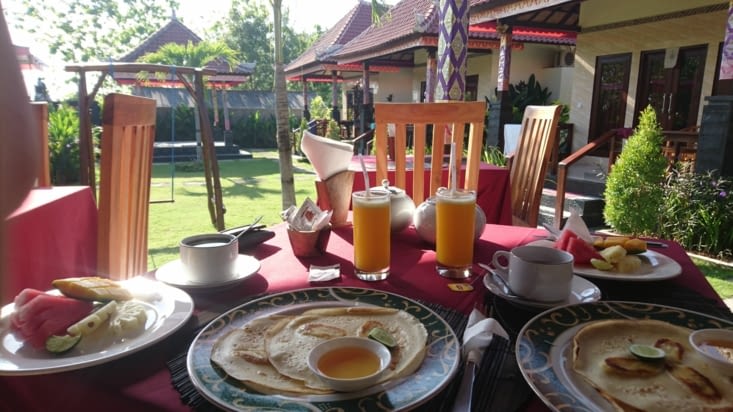 Les petits déjeuners indonésiens nous manquent !