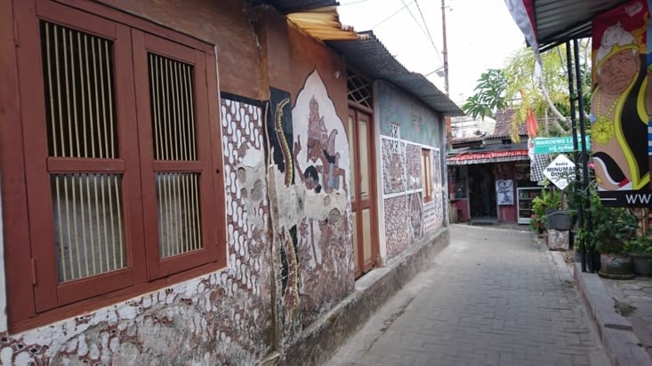 Dans les ruelles de Yogyakarta / In the lanes in Yogyakarta