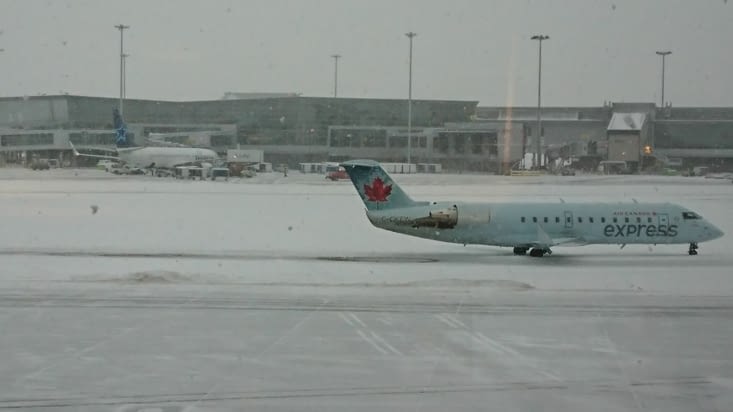 Aéroport Montréal YUL paralysé