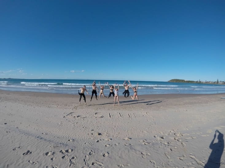 Groupe de surf Go Study Australia