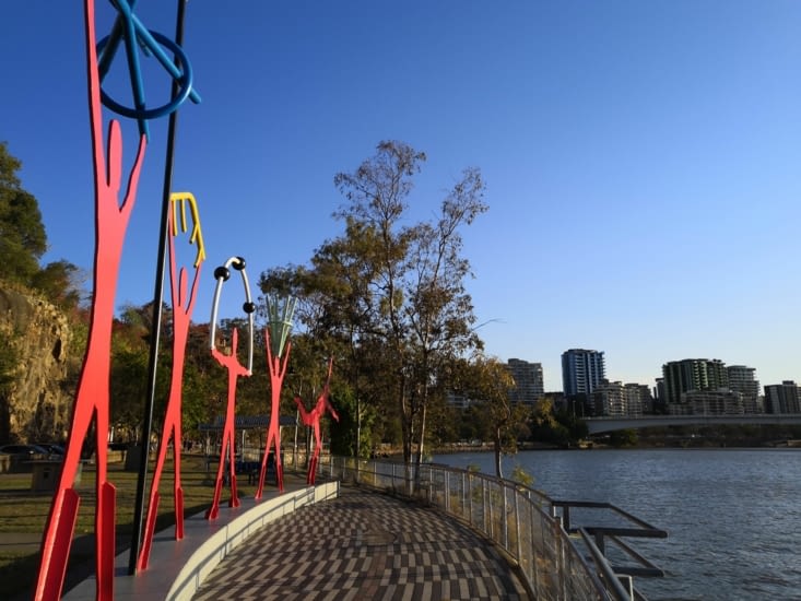 Kangaroo point cliff